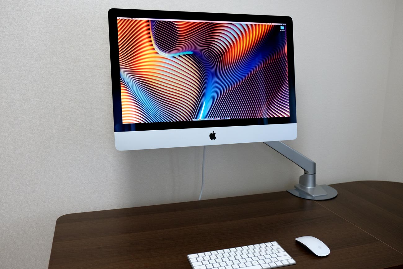 Imac 27インチはvesaモデルがおすすめ モニターアーム仕様にして高さ