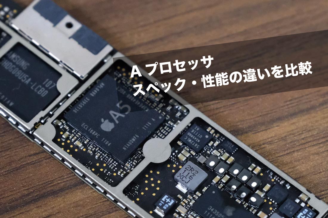 Iphone Ipadのcpu性能と動作速度を比較 A14 A13 A12 A11 A10 A9プロセッサ シンスペース