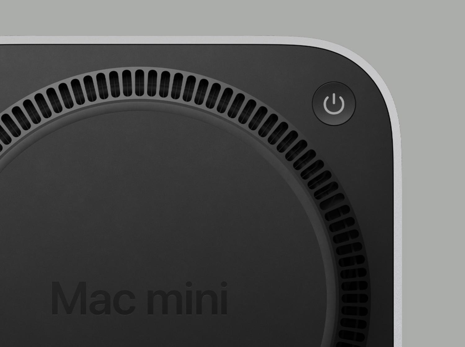 Mac mini 電源ボタン